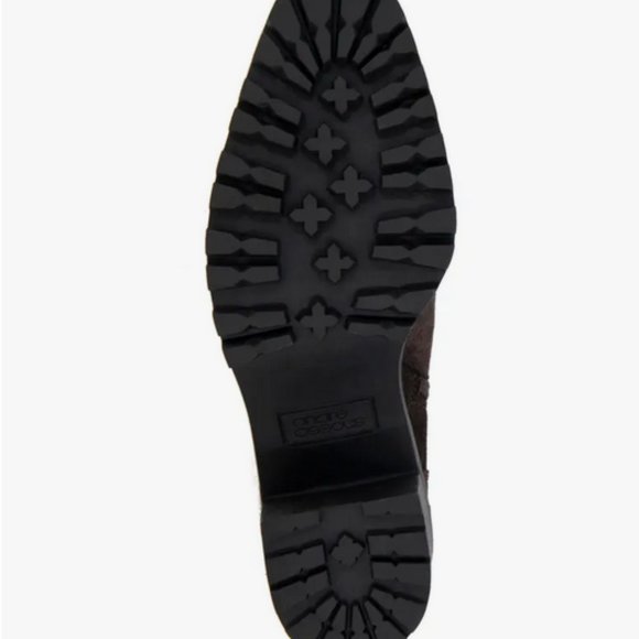 Milla genuine suede Leather Square-Toe Bootie (Women) André Assous sz 9-9.5 new - Picture 3 of 7